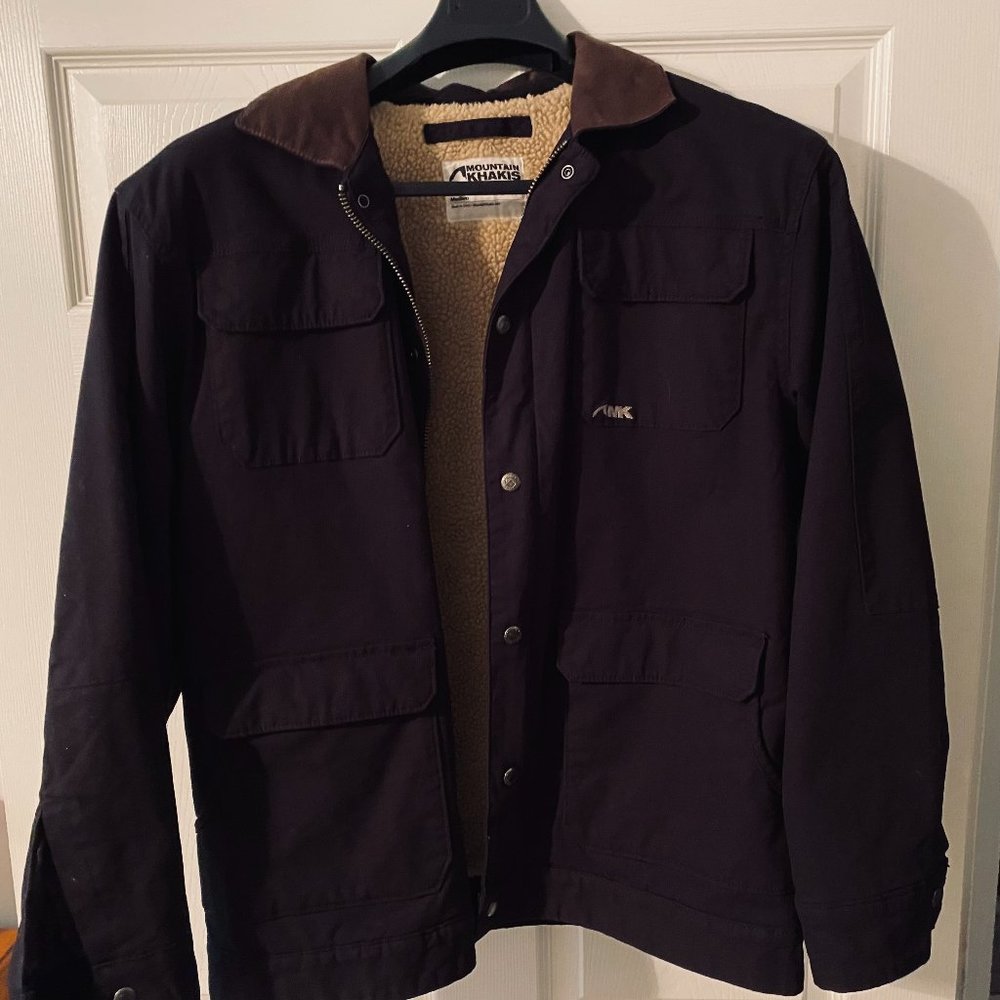 Mountain Khakis Men's Ranch Shearling Jacket Color: Black   Size: M